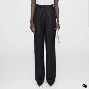 Anine Bing Classic Black Trousers